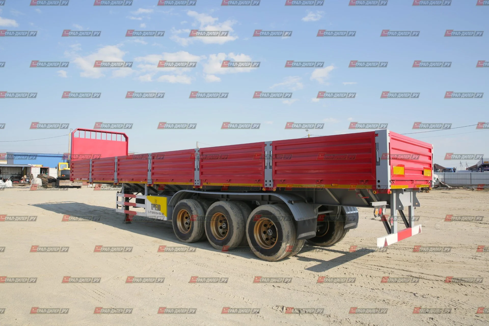 Полуприцеп бортовой Amur LYR9600JS - миниатюра 6