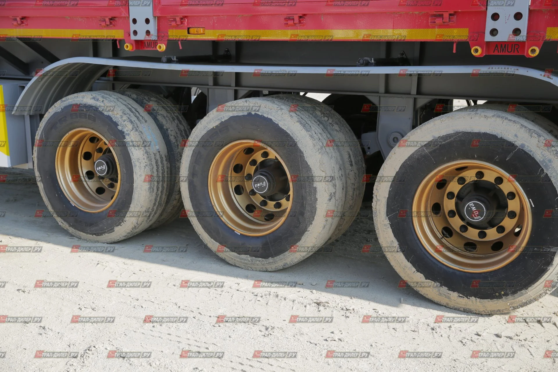Полуприцеп бортовой Amur LYR9600JS - миниатюра 7