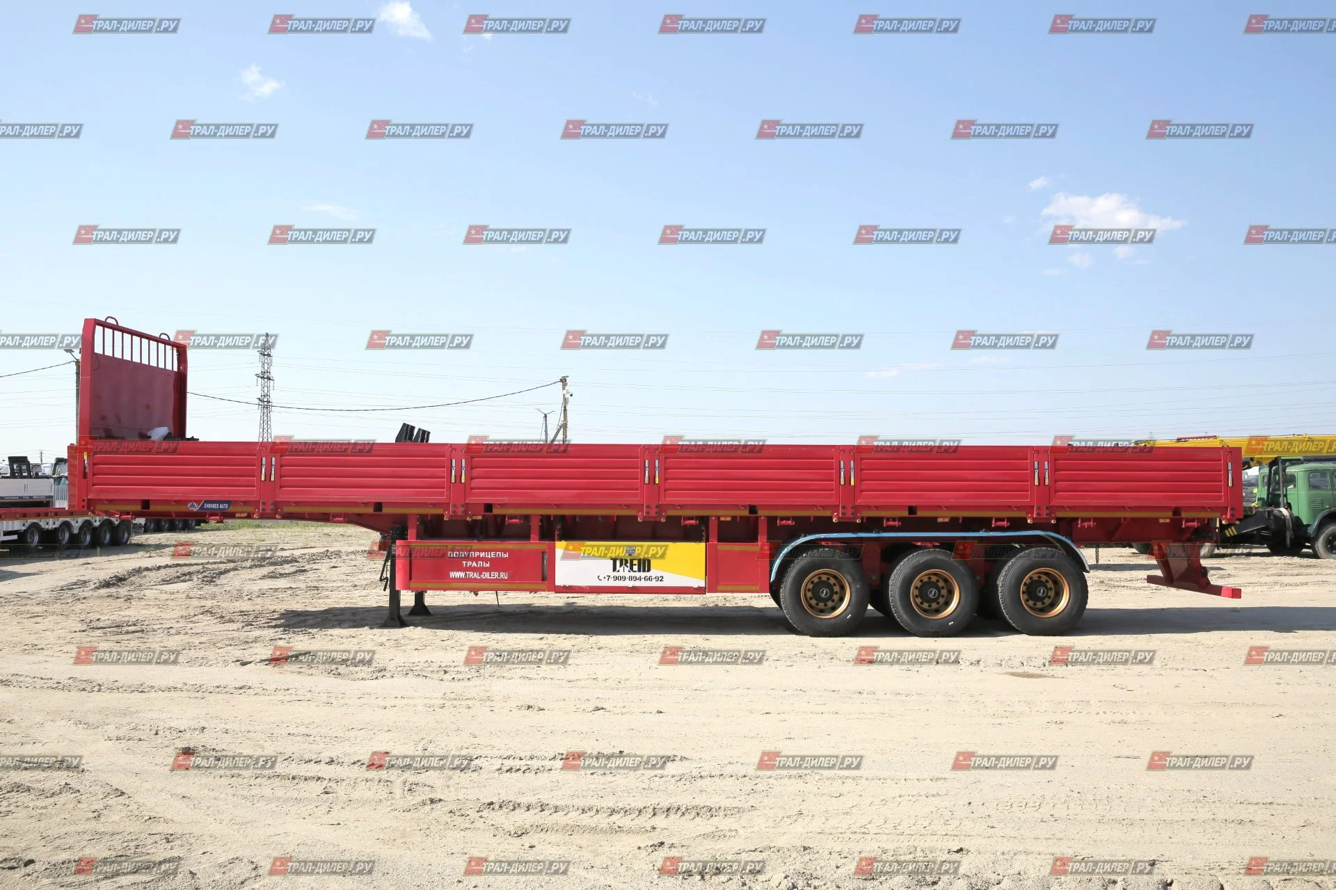 Бортовой полуприцеп Luxuda LZC9408BG - миниатюра 2