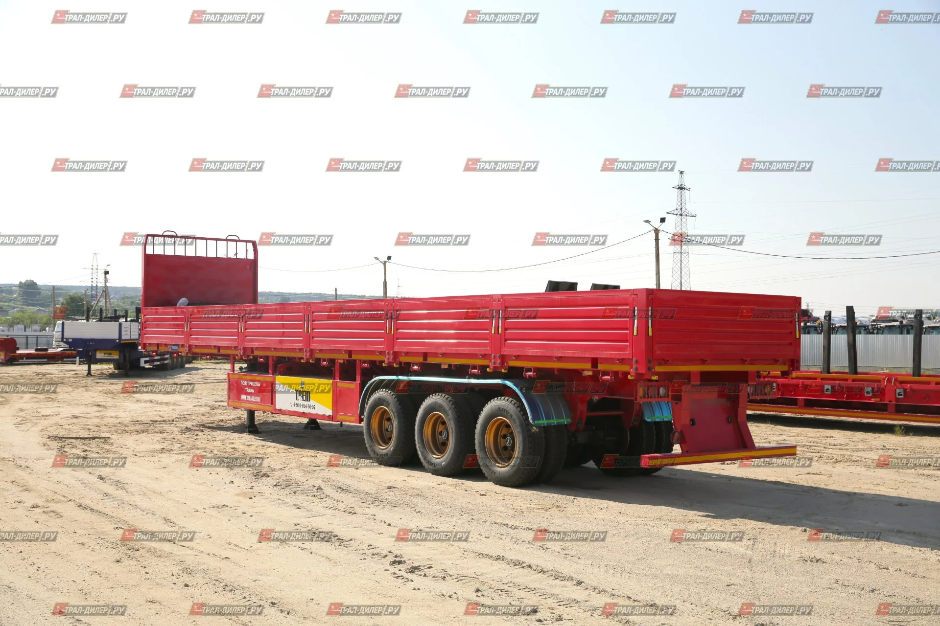Бортовой полуприцеп Luxuda LZC9408BG - миниатюра 3