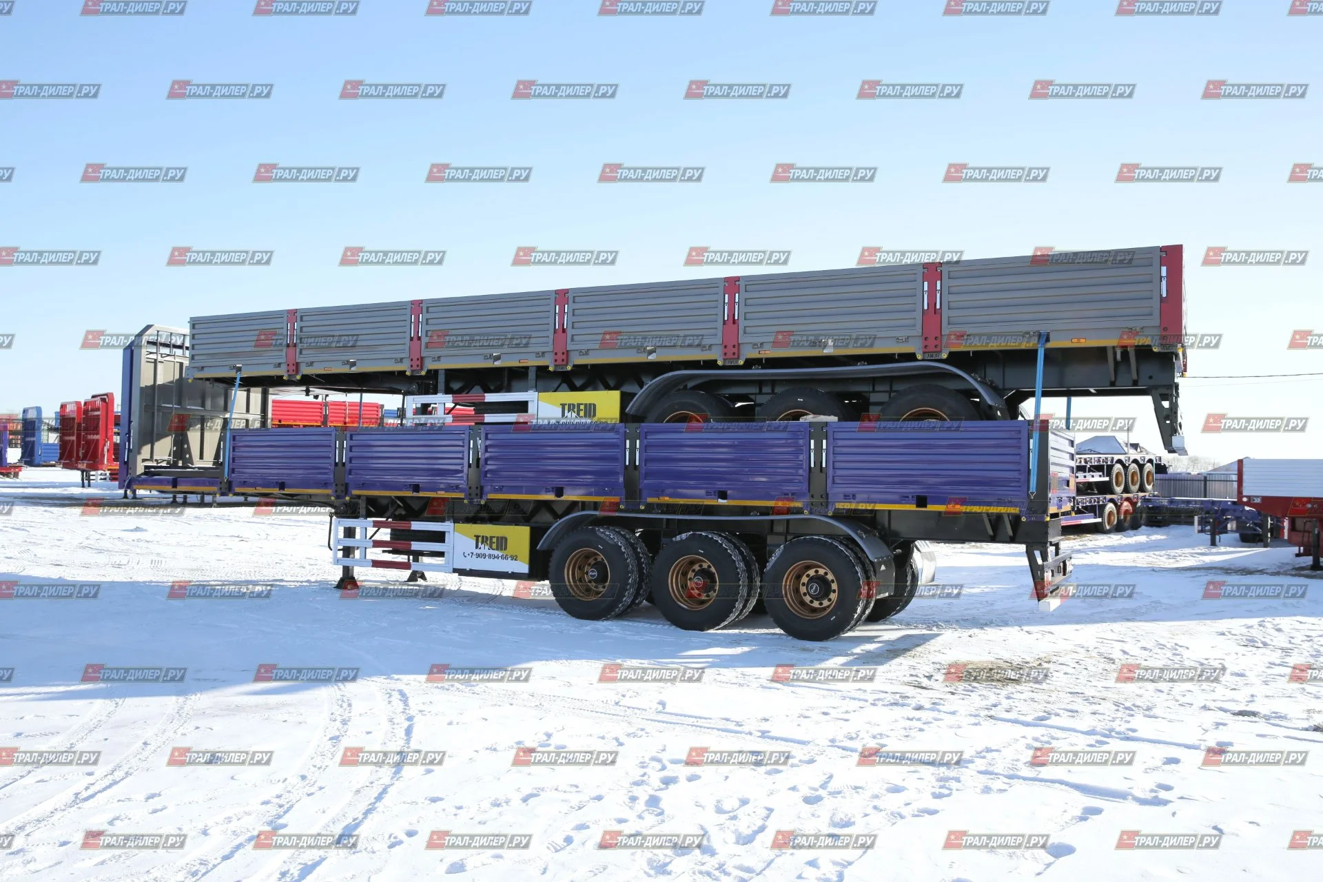 Полуприцеп бортовой Amur LYR9600JS - миниатюра 2