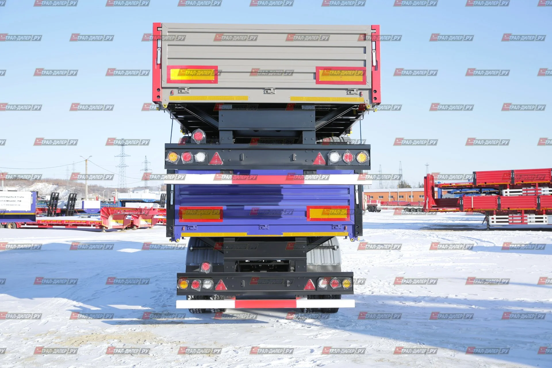 Полуприцеп бортовой Amur LYR9600JS - миниатюра 3