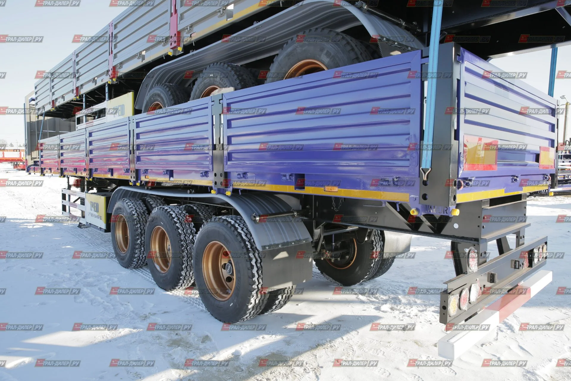 Полуприцеп бортовой Amur LYR9600JS - миниатюра 4
