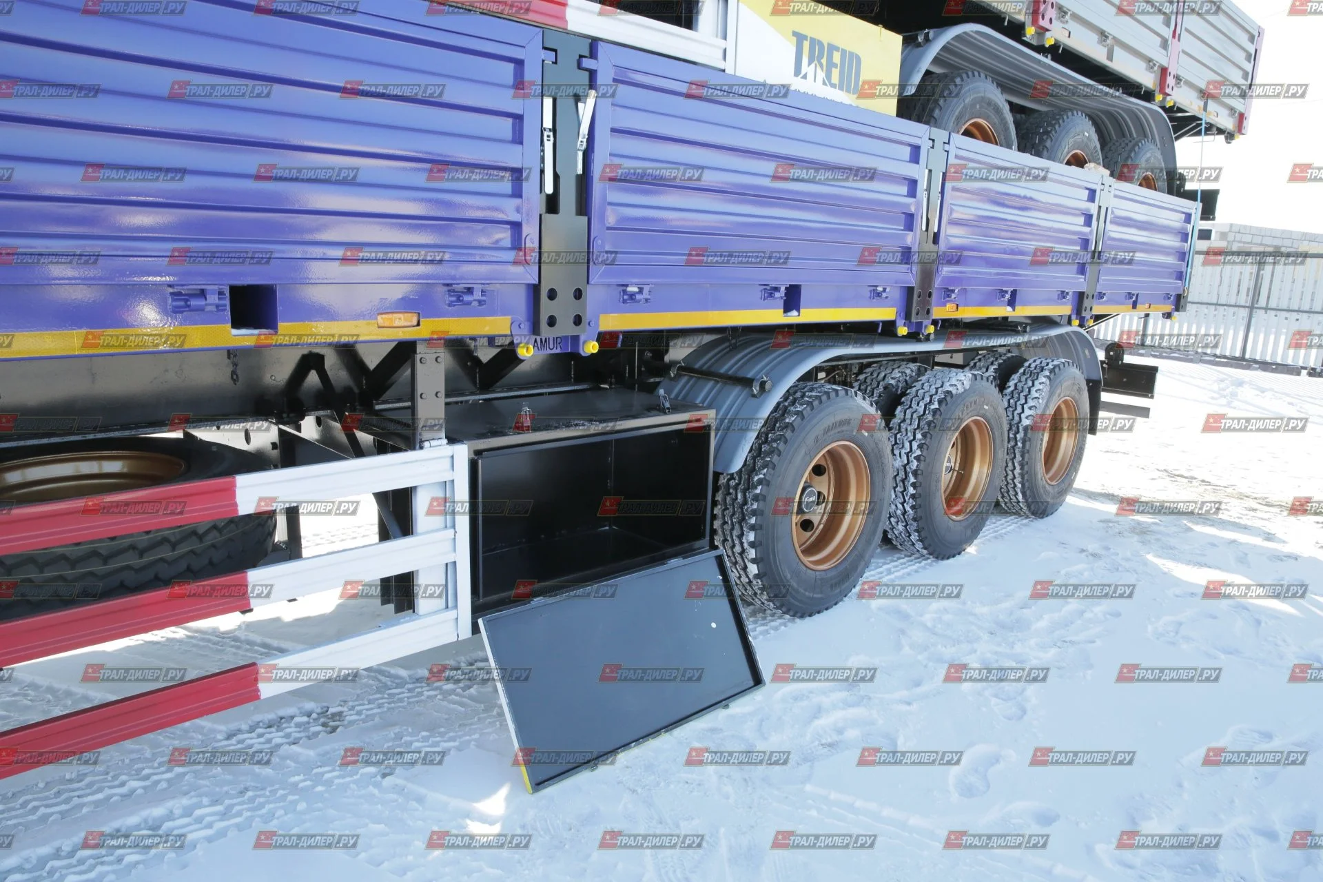 Полуприцеп бортовой Amur LYR9600JS - миниатюра 10