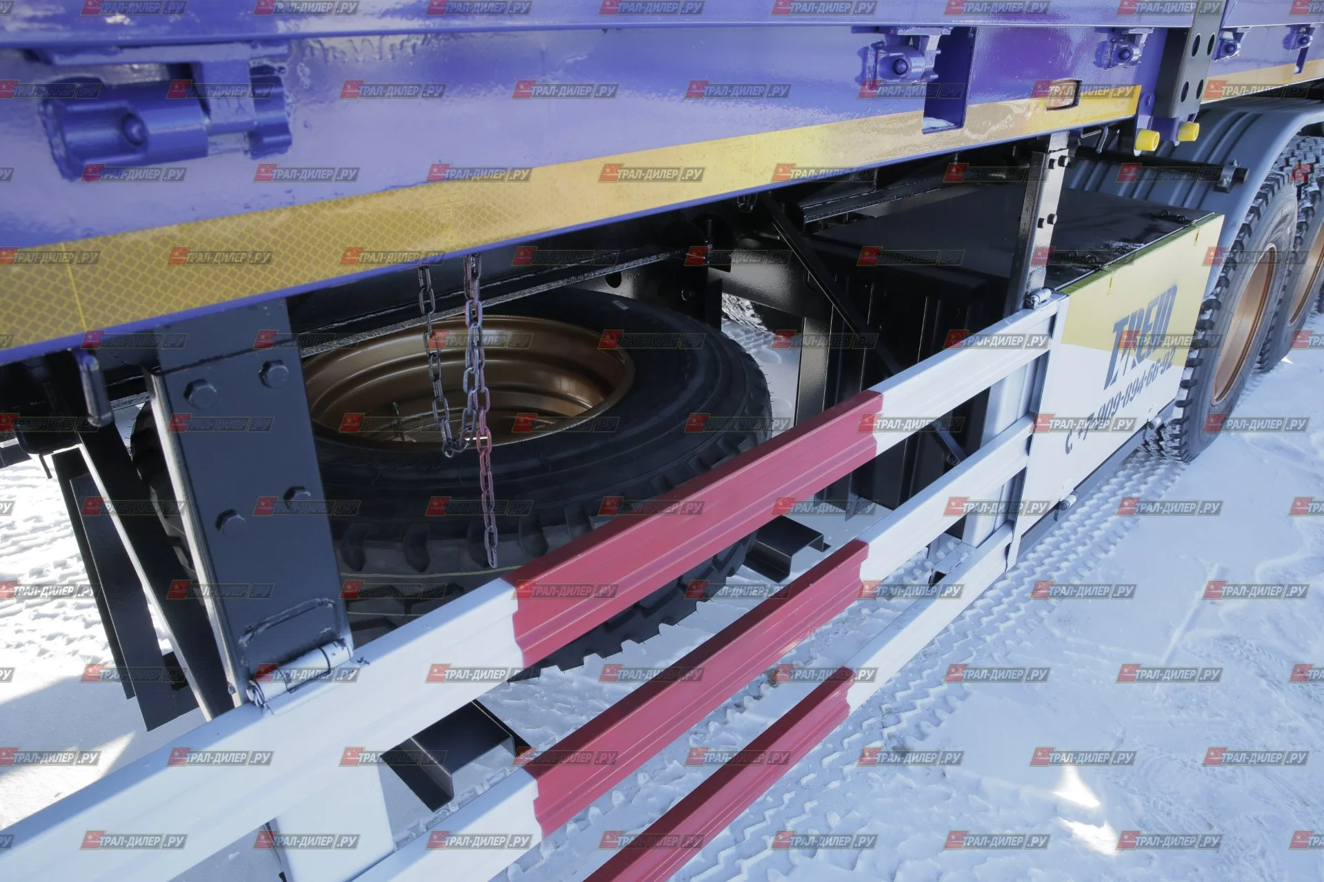 Полуприцеп бортовой Amur LYR9600JS - миниатюра 11