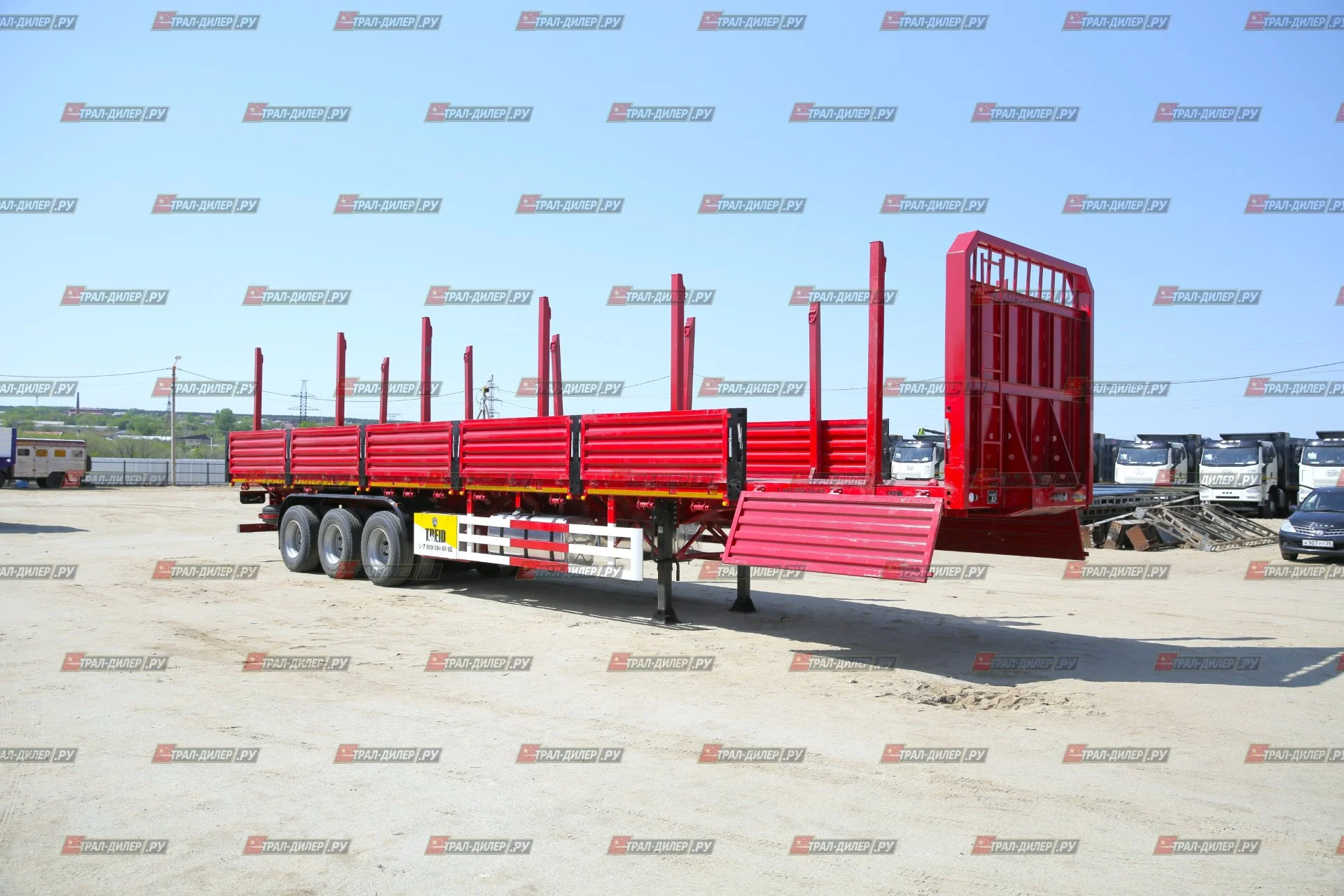 Полуприцеп бортовой Amur LYR9600JS 14,5 м 60 т