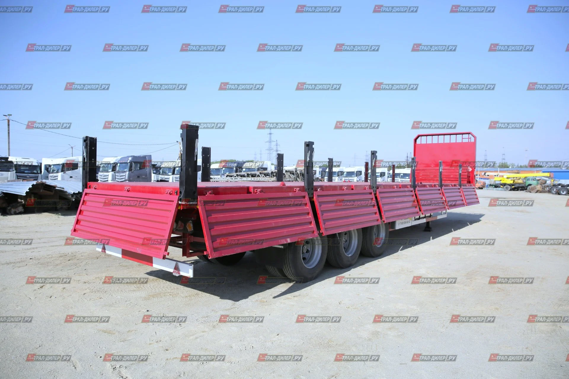 Полуприцеп бортовой Amur LYR9600JS 14,5 м 60 т - миниатюра 31