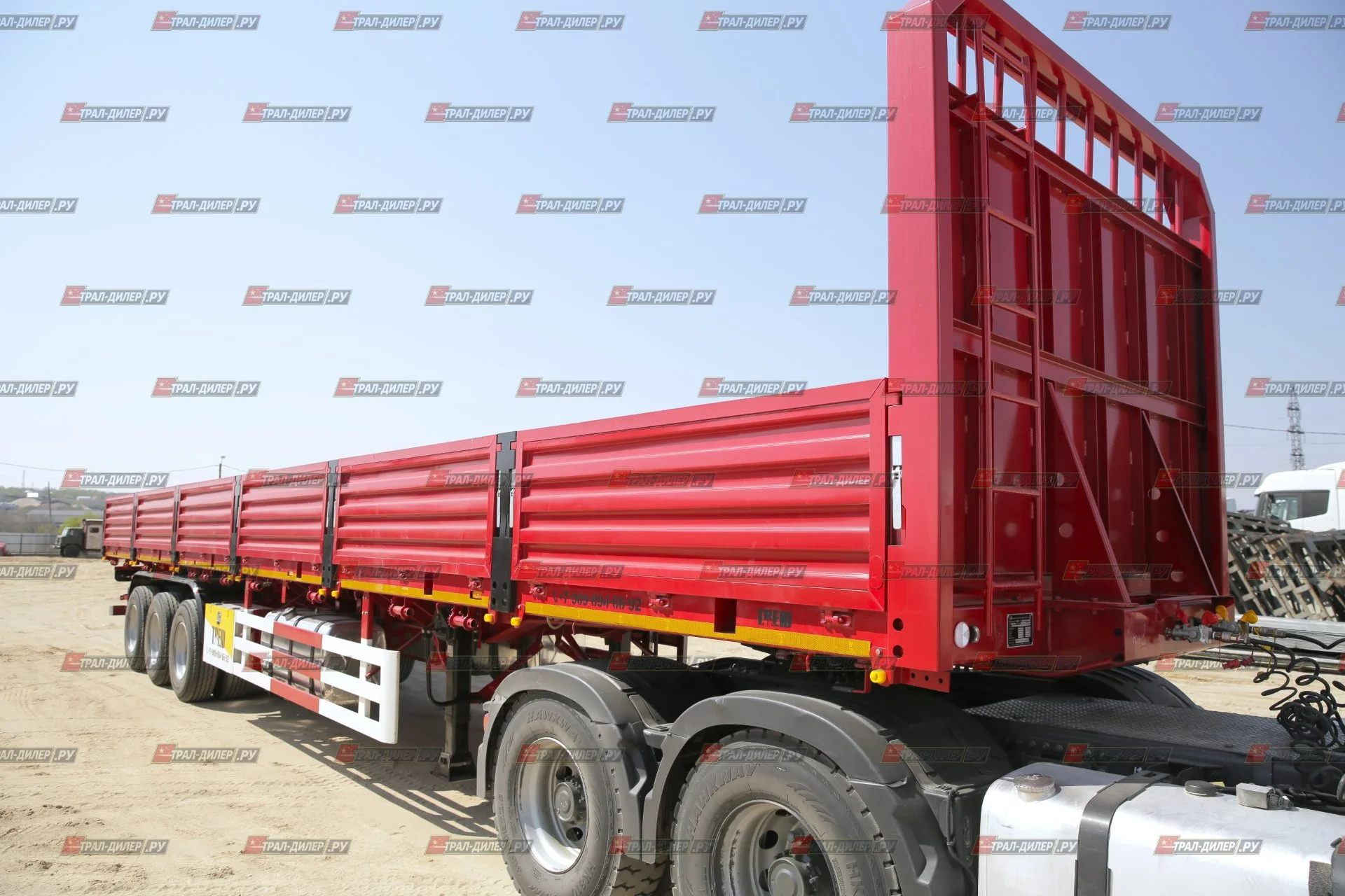 Полуприцеп бортовой Amur LYR9600JS 14,5 м 60 т - миниатюра 43