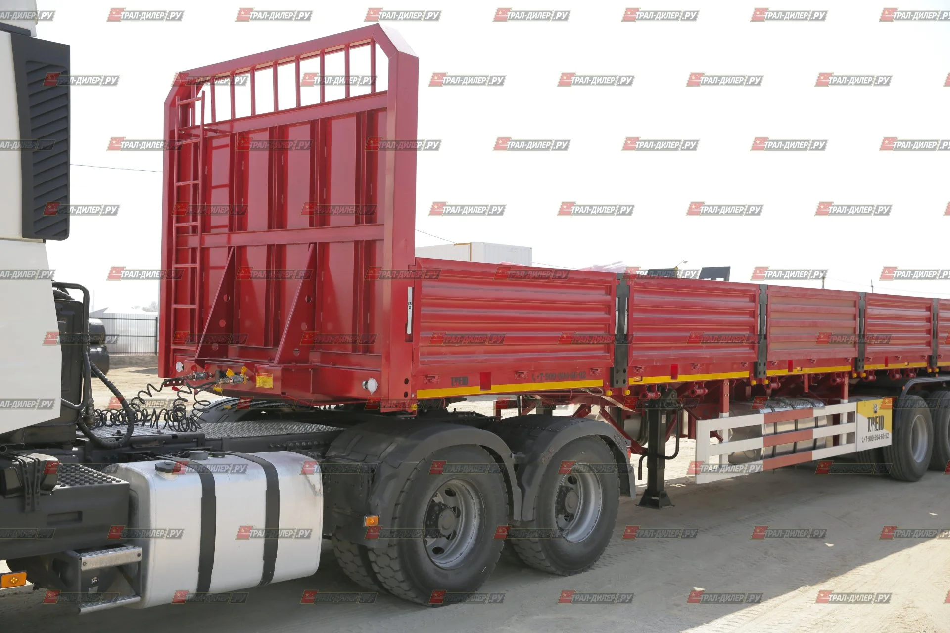 Полуприцеп бортовой Amur LYR9600JS 14,5 м 60 т - миниатюра 45