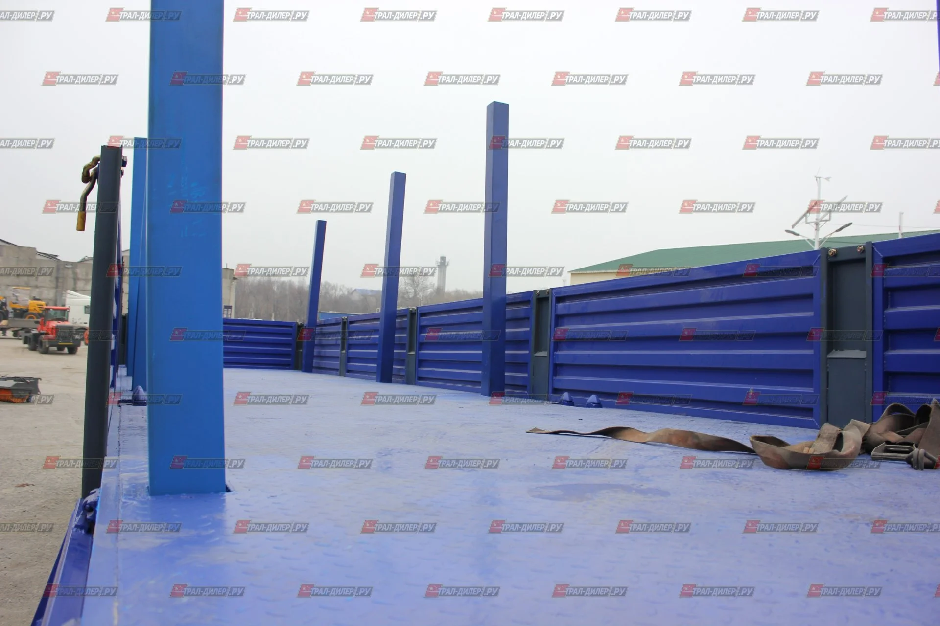 Бортовой полуприцеп LYR9600JS 60 т, 3 оси FUWA - миниатюра 18