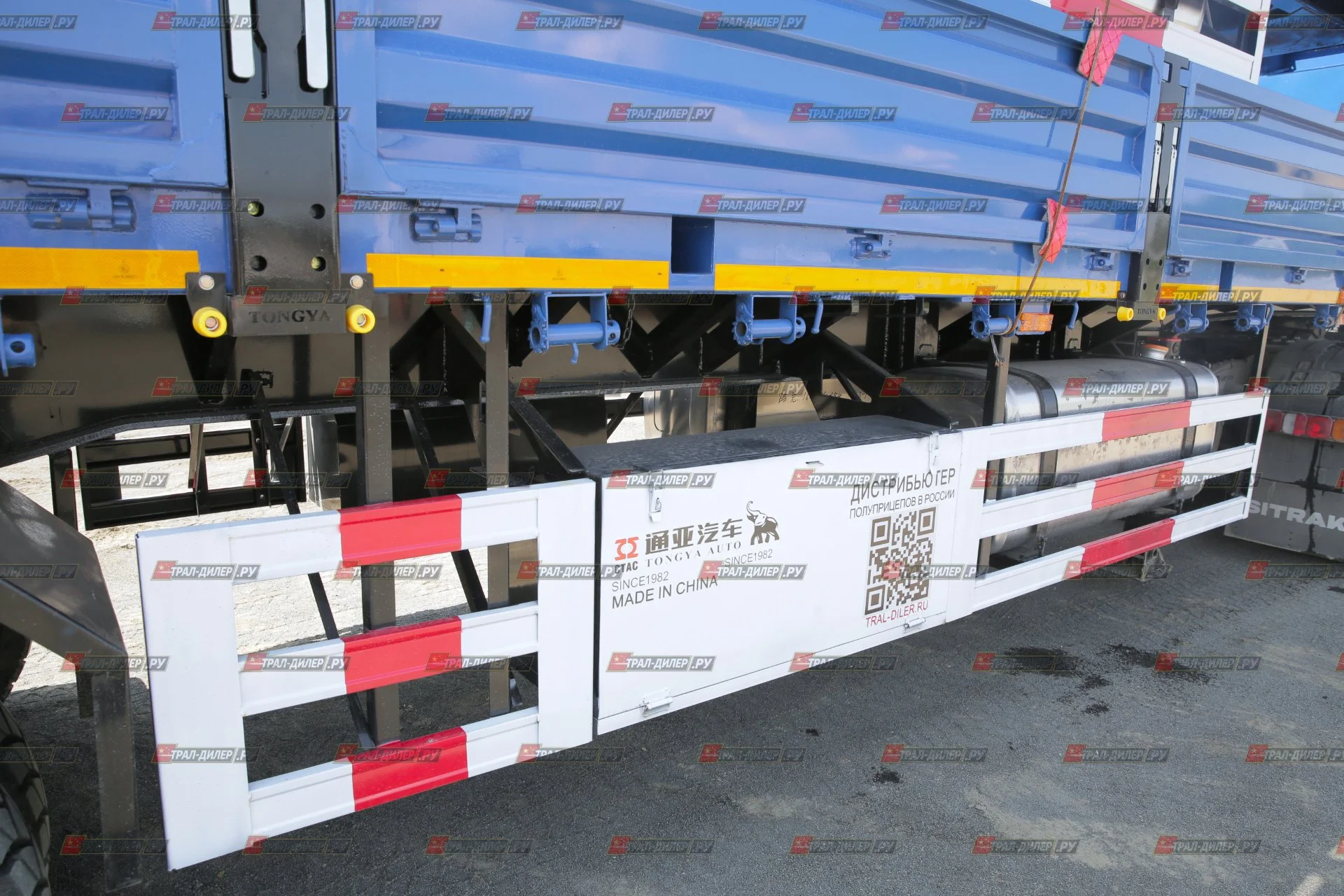 В наличии! Полуприцеп бортовой TONGYADA CTY9704LBS 16,5 м 80 т - миниатюра 8