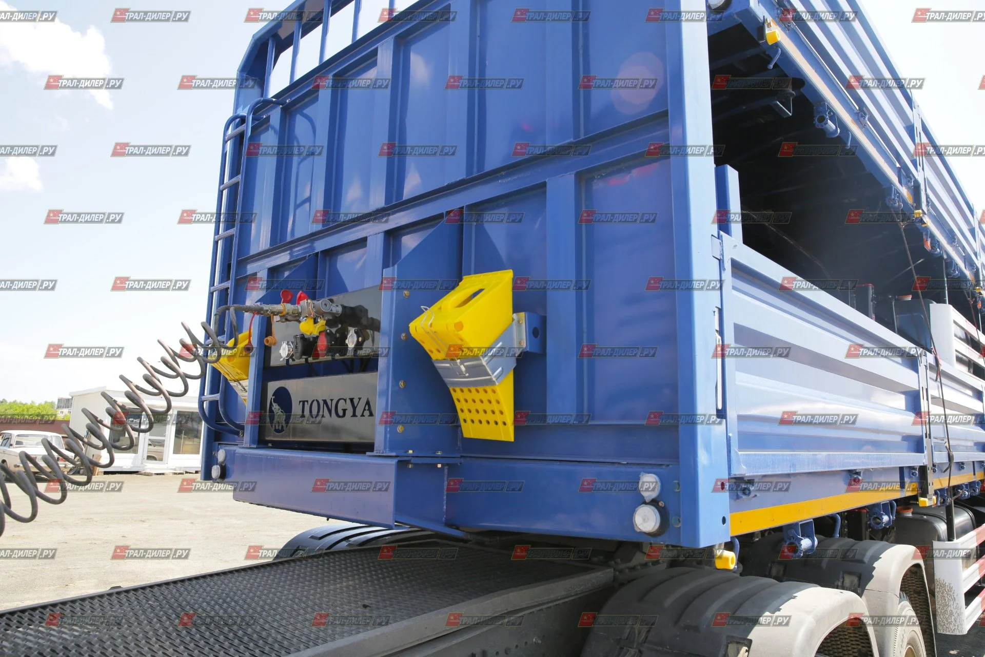 В наличии! Полуприцеп бортовой TONGYADA CTY9704LBS 16,5 м 80 т - миниатюра 14
