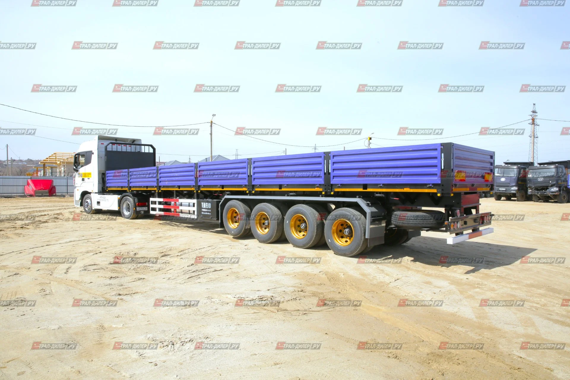 Полуприцеп бортовой AMUR LYR9601JS - изображение 1