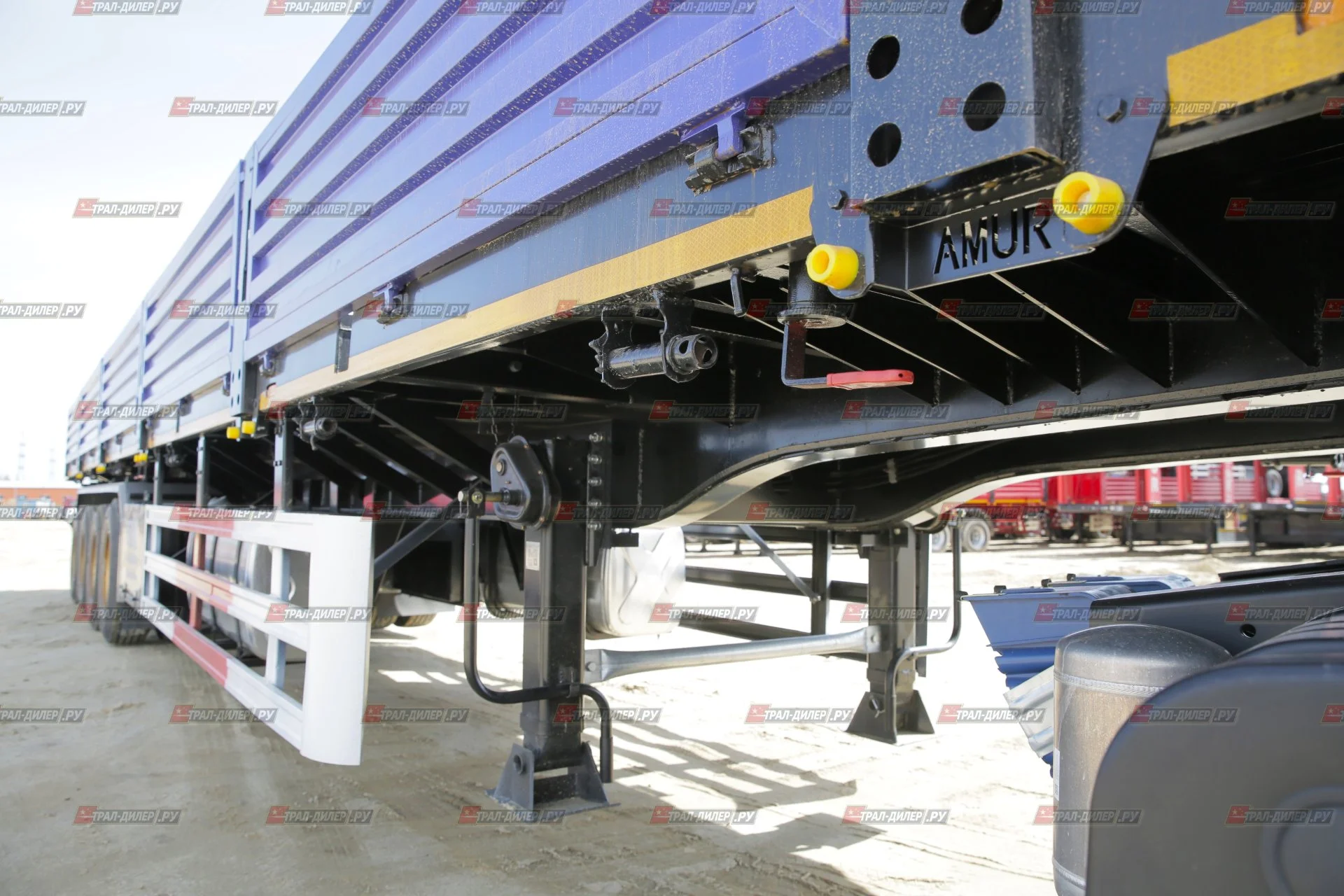 Полуприцеп бортовой AMUR LYR9601JS - миниатюра 6