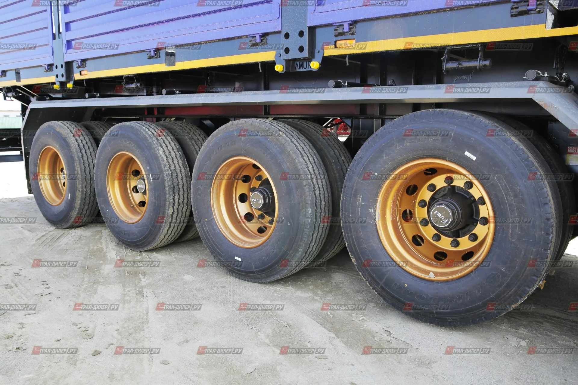 Полуприцеп бортовой AMUR LYR9601JS - миниатюра 22