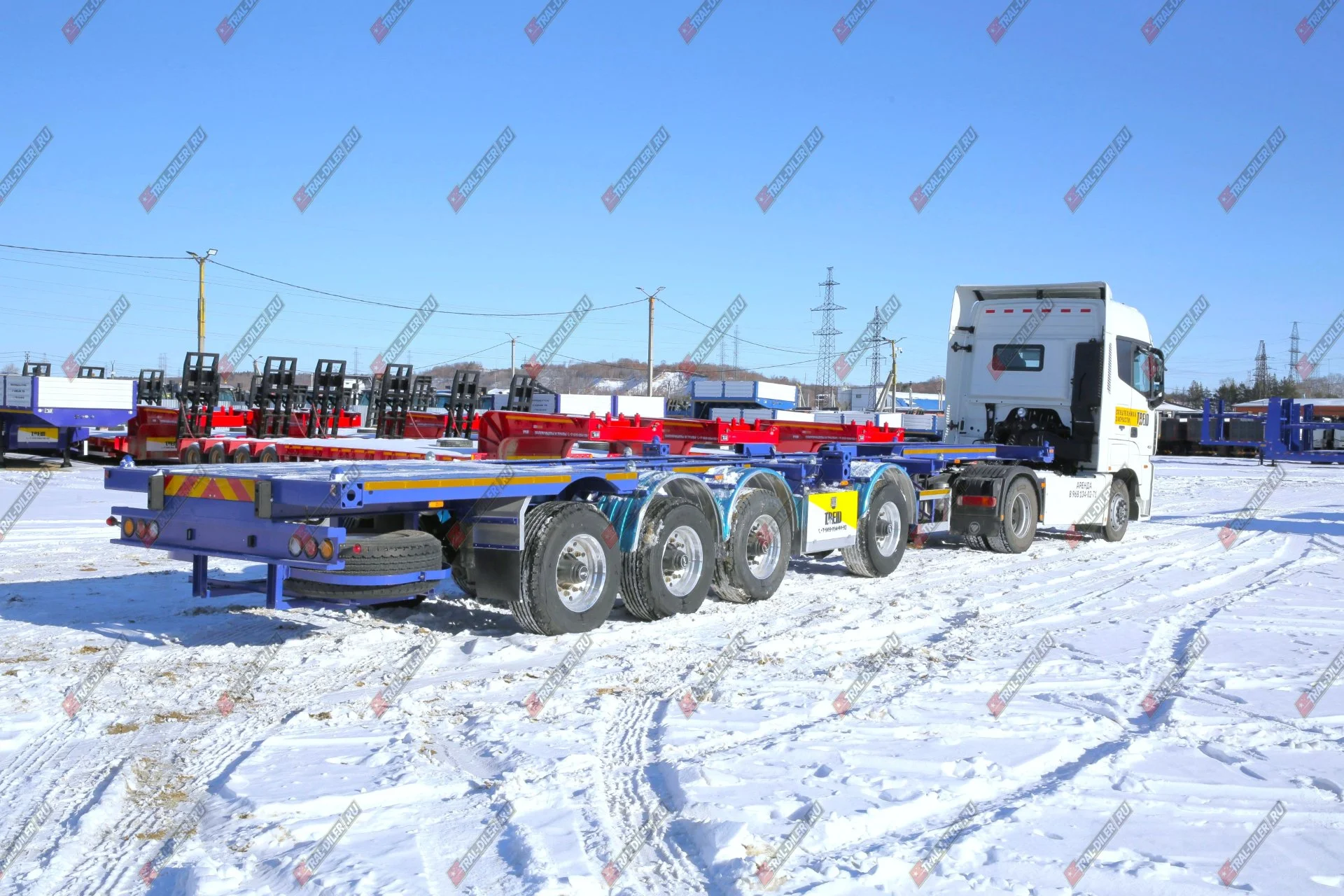 Полуприцеп контейнеровоз AMUR LYR9401TJZD - изображение 1