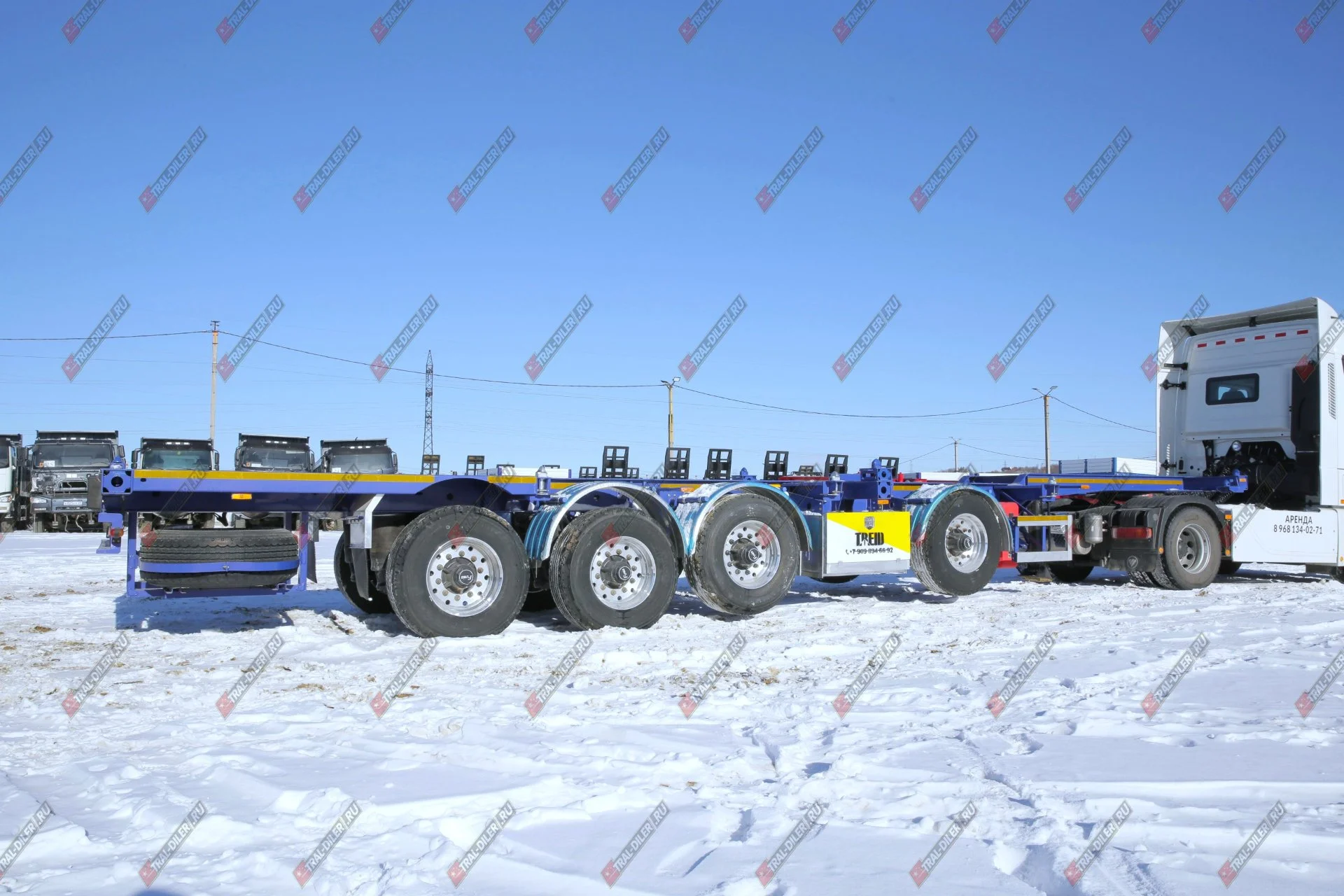 Полуприцеп контейнеровоз AMUR LYR9401TJZD - миниатюра 2