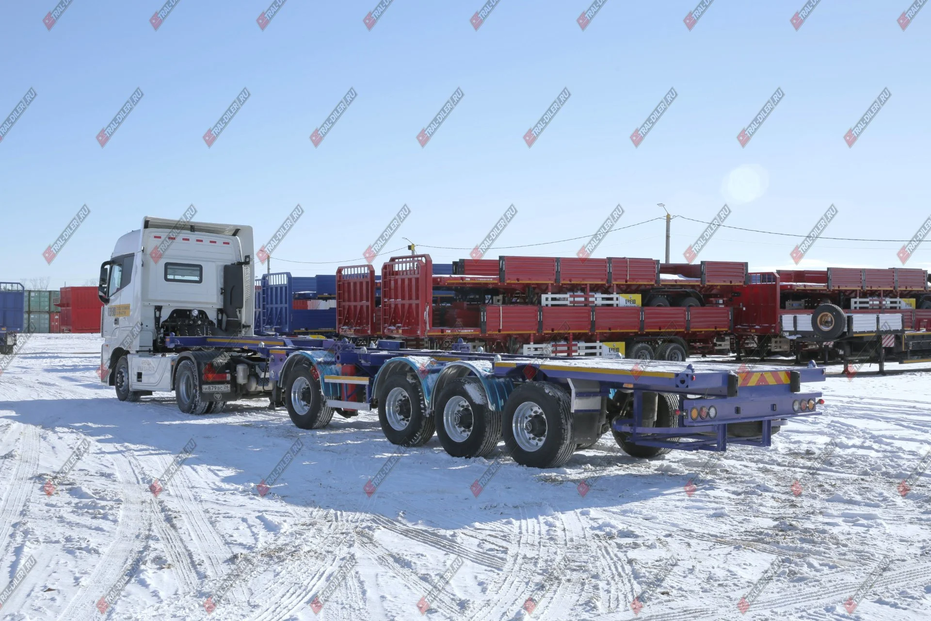 Полуприцеп контейнеровоз AMUR LYR9401TJZD - миниатюра 3