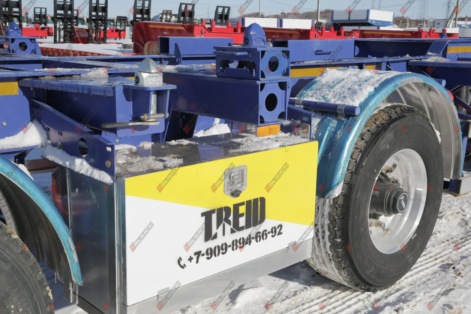 Полуприцеп контейнеровоз AMUR LYR9401TJZD - миниатюра 11