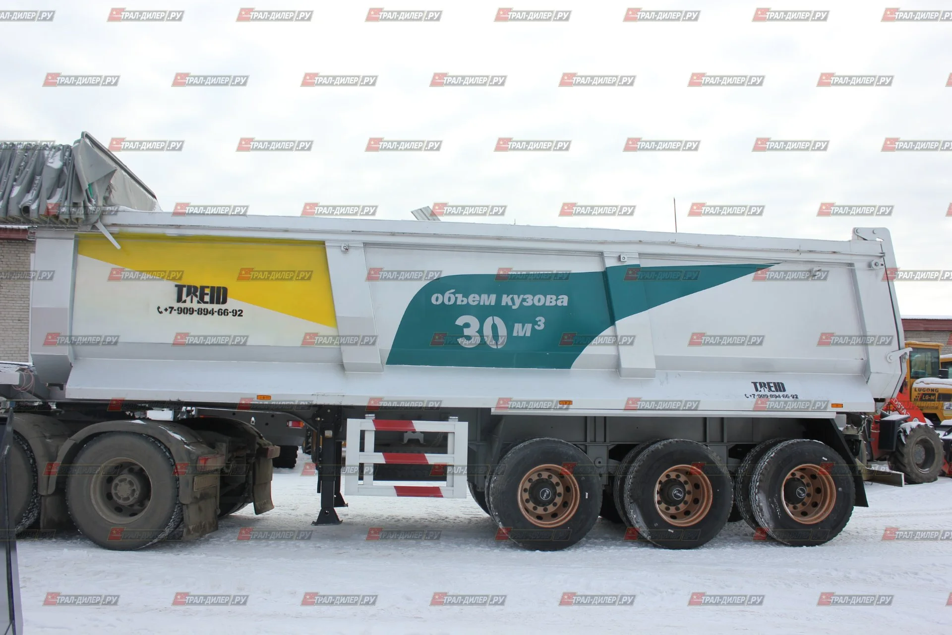Самосвальный полуприцеп Amur LYR9602ZX с задней разгрузкой - миниатюра 2