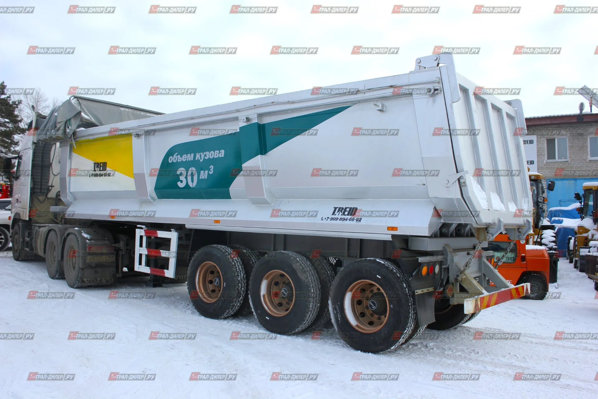 Самосвальный полуприцеп Amur LYR9602ZX с задней разгрузкой - миниатюра 3