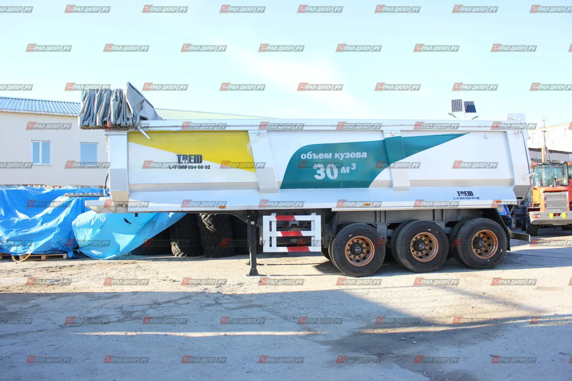 Самосвальный полуприцеп Amur LYR9602ZX с задней разгрузкой - миниатюра 6