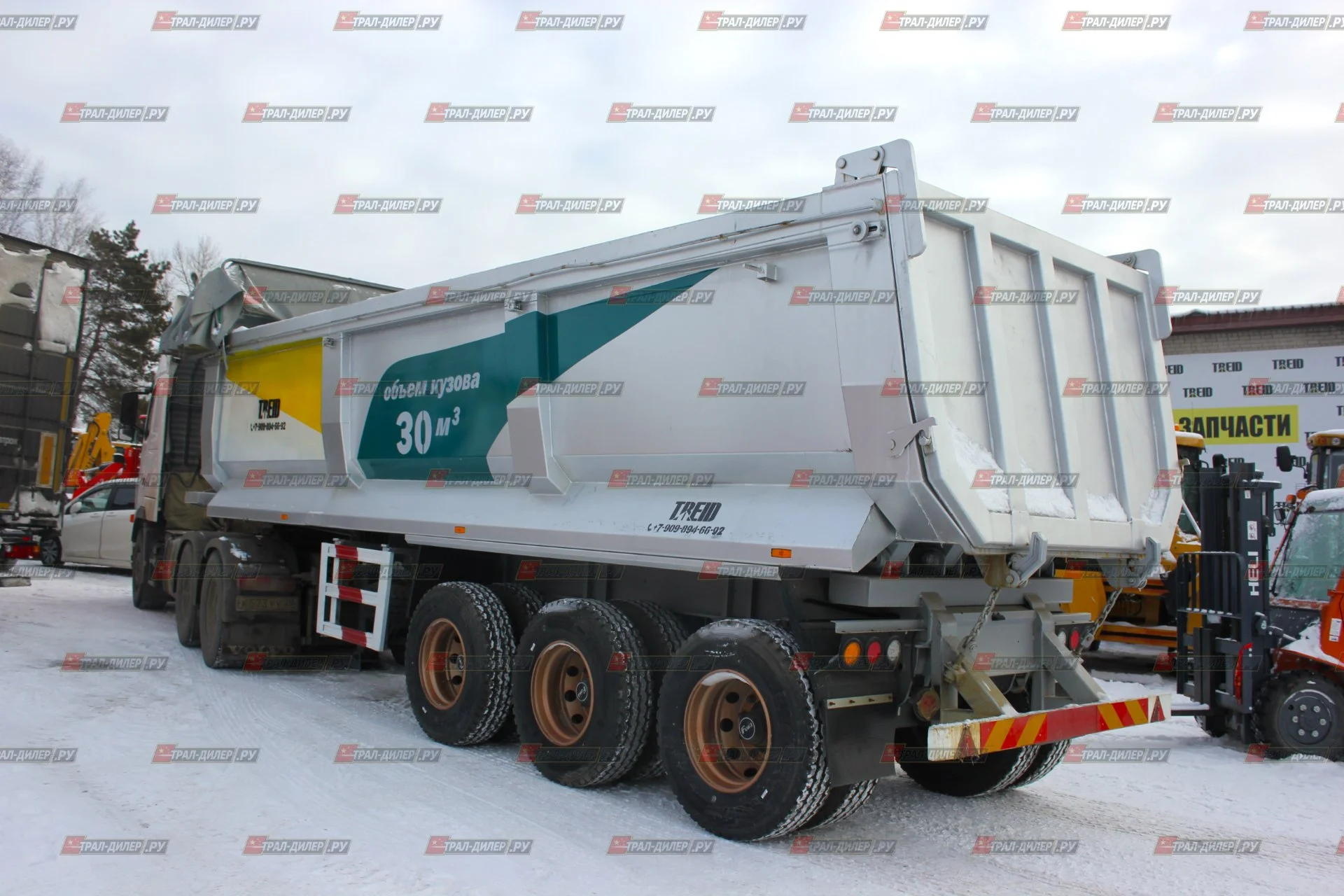 Самосвальный полуприцеп Amur LYR9602ZX с задней разгрузкой - миниатюра 12