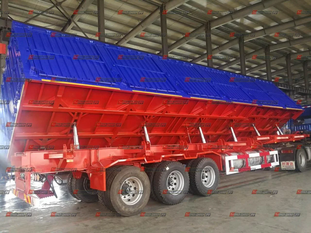 В наличии! Полуприцеп самосвальный AMUR LYR9601XXYE 70 м3 - миниатюра 7