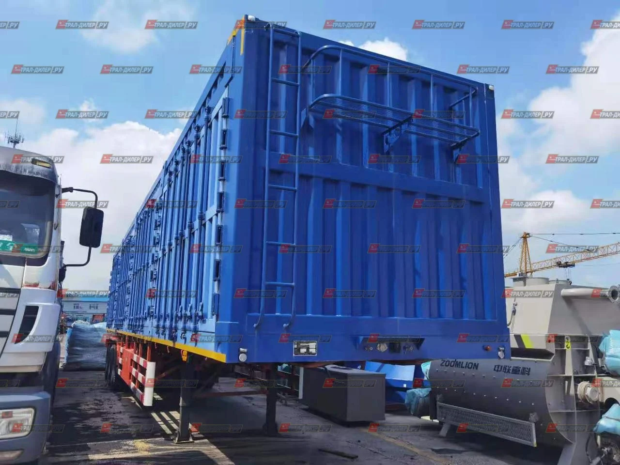 В наличии! Полуприцеп самосвальный AMUR LYR9601XXYE 70 м3 - миниатюра 9