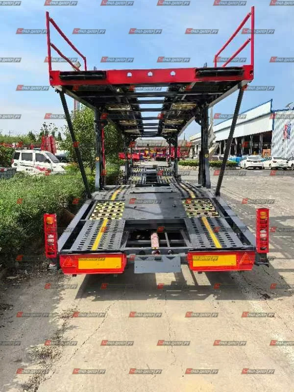 Автовоз винтовой Luxuda LZC9405BG на 8 машин - миниатюра 5