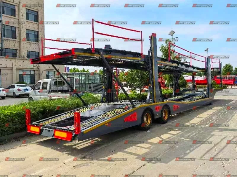 Автовоз винтовой Luxuda LZC9405BG на 8 машин - миниатюра 6