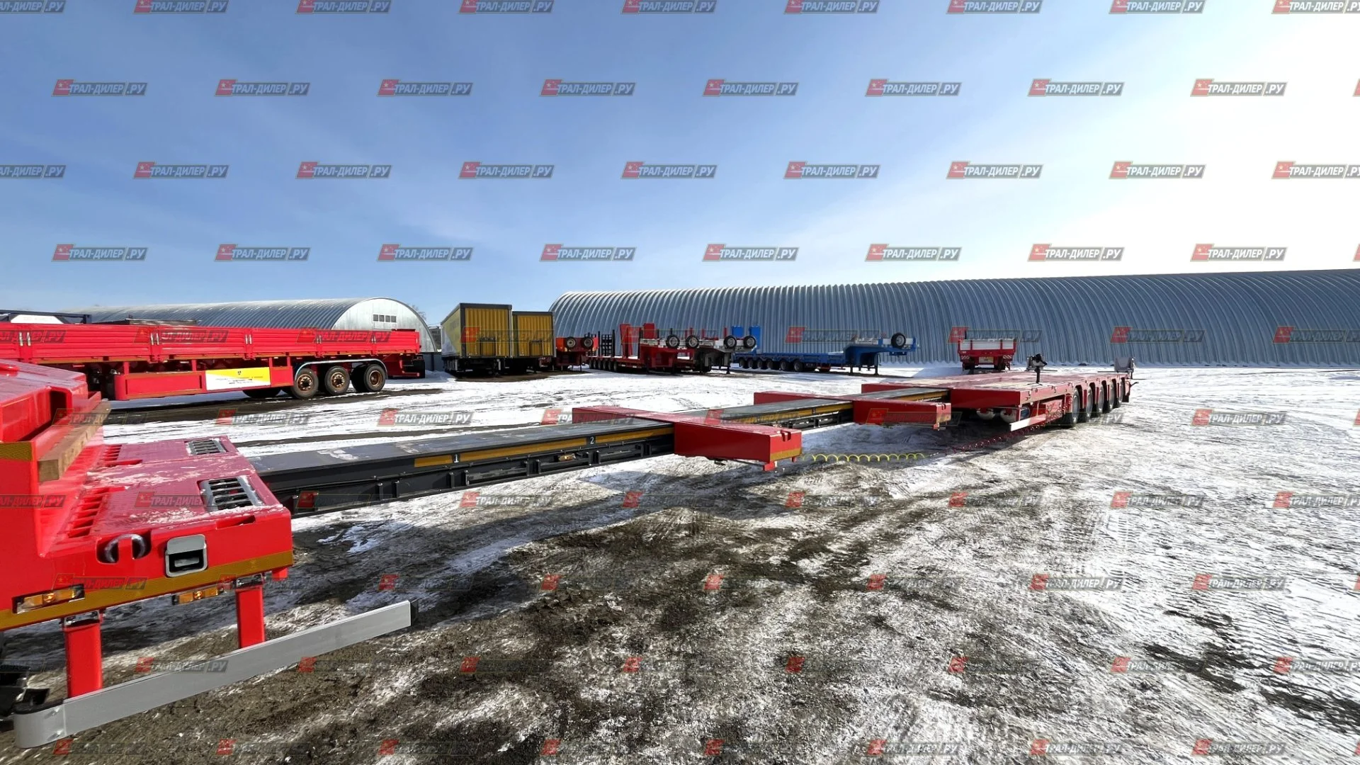 В наличии! Низкорамный раздвижной трал Amur LYR9806TDPW - миниатюра 2