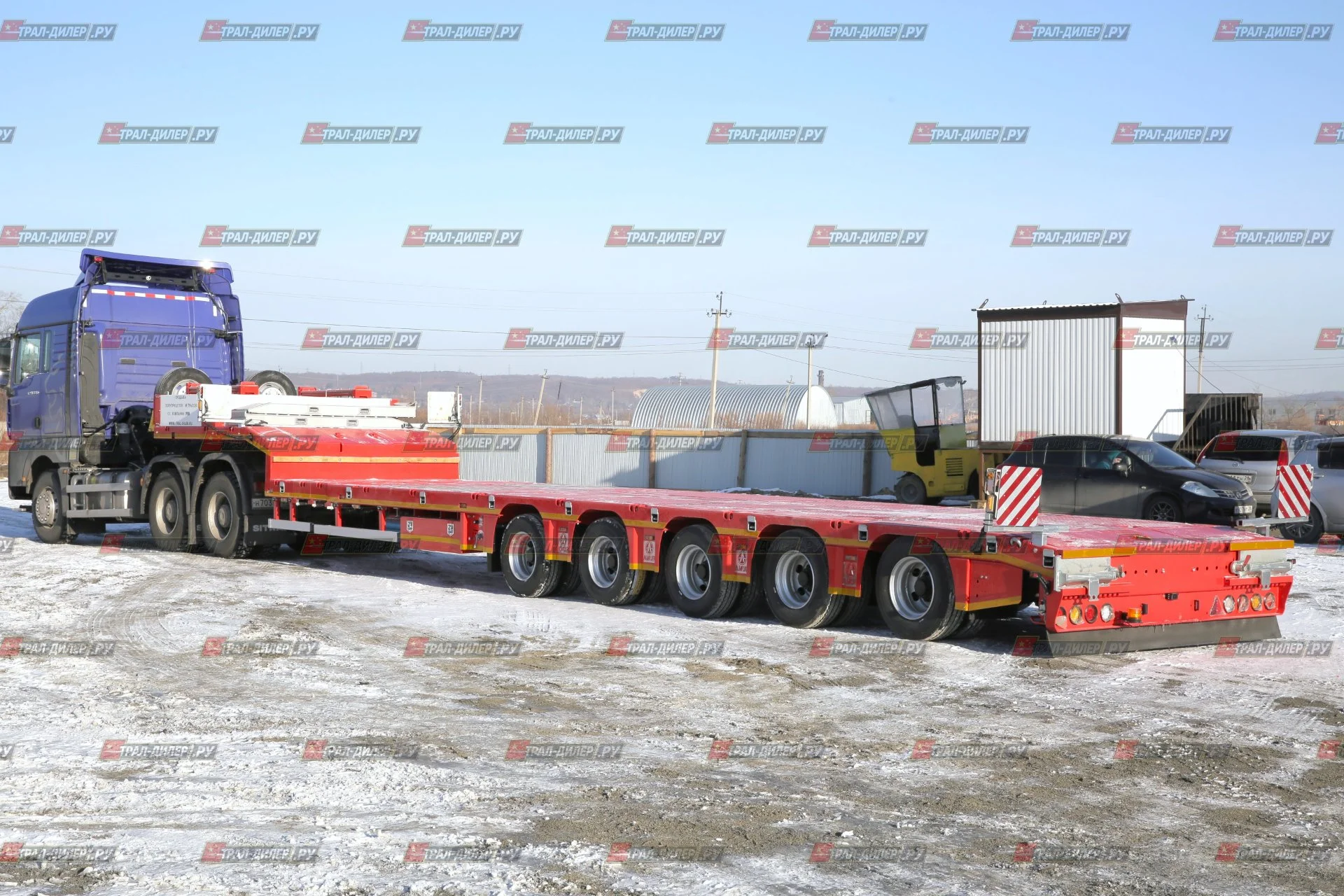 В наличии! Низкорамный раздвижной трал Amur LYR9806TDPW - миниатюра 8