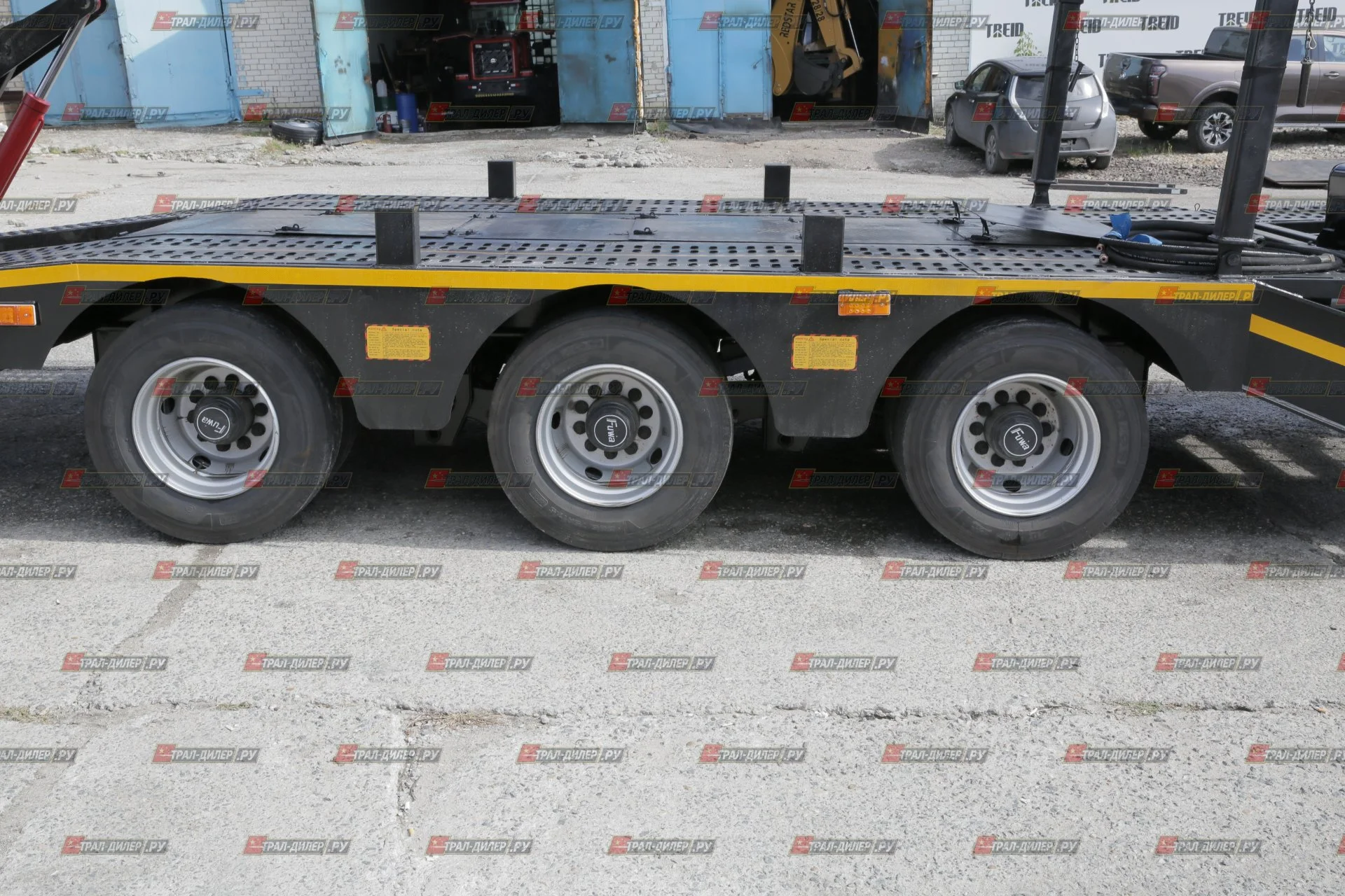 Автовоз винтовой Luxuda LZC9405BG на 8 машин - миниатюра 16
