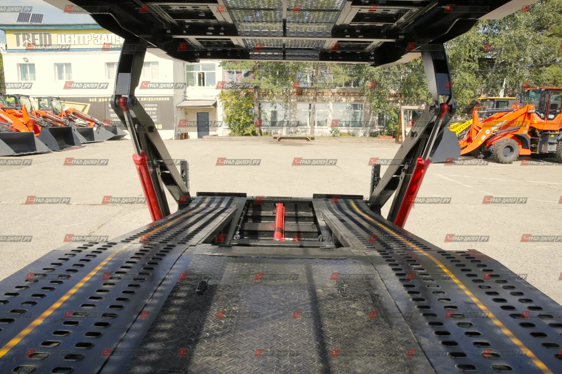 Автовоз винтовой Luxuda LZC9405BG на 8 машин - миниатюра 34