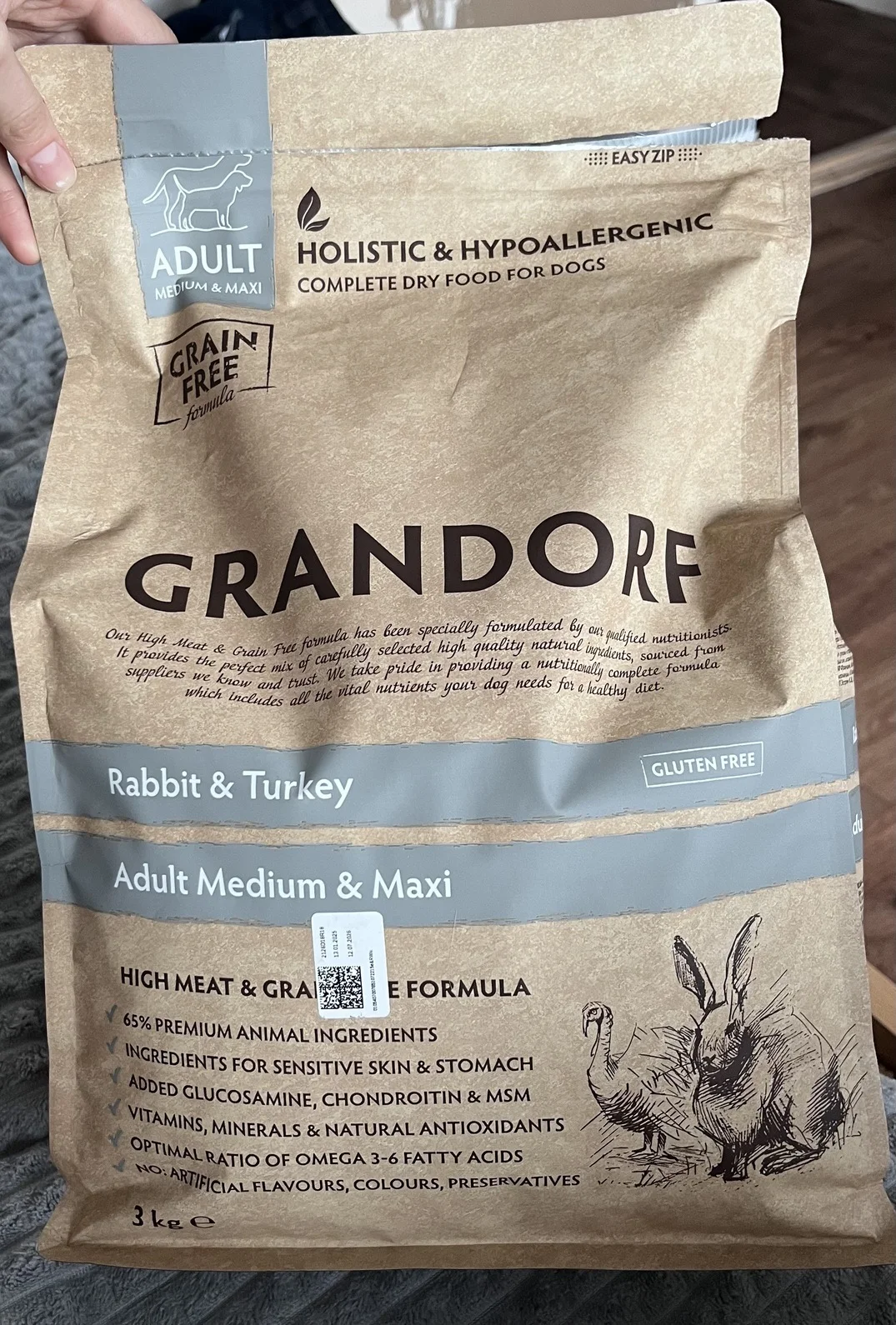 Grandorf сухой корм для собак 3 кг - миниатюра 2