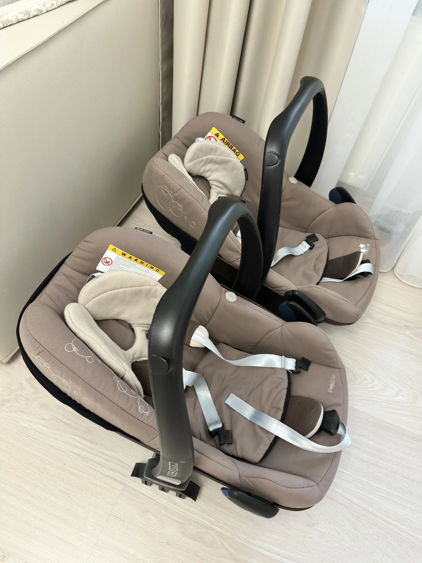 Автолюлька Pebble Maxi Cosi с адаптером - миниатюра 3