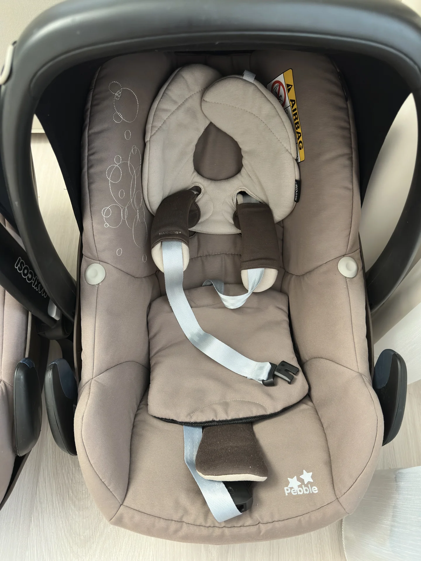 Автолюлька Pebble Maxi Cosi с адаптером - миниатюра 4