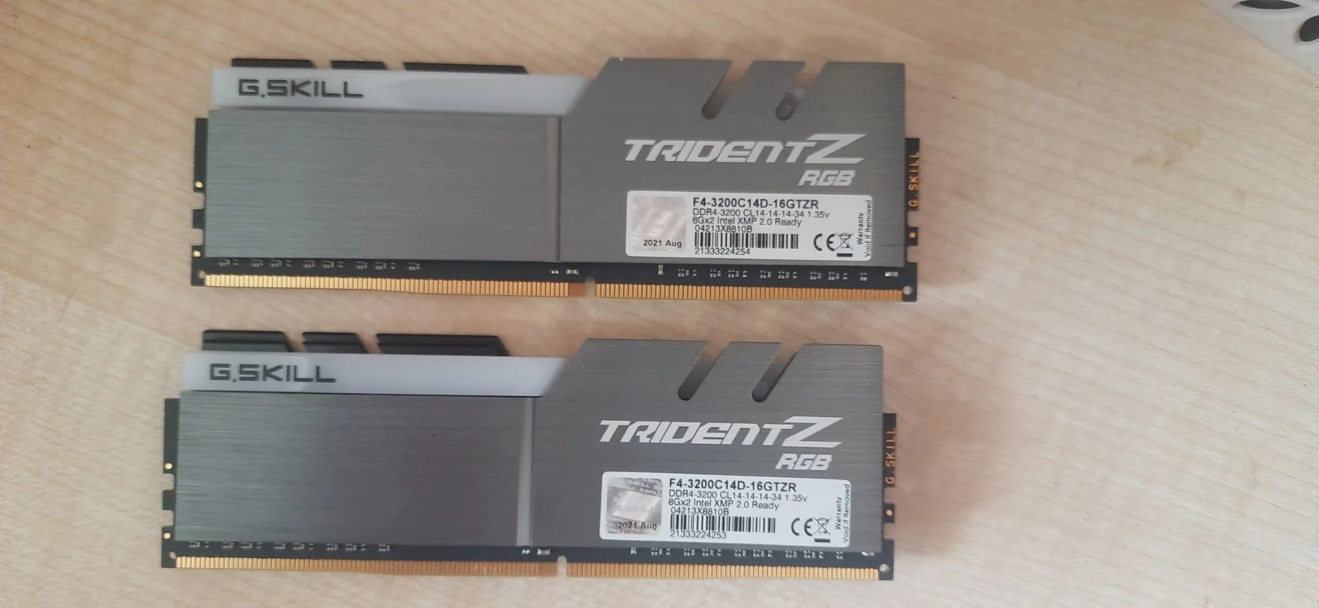 Оперативня память 32gb 3200mhz Gskill triadentZ - миниатюра 3