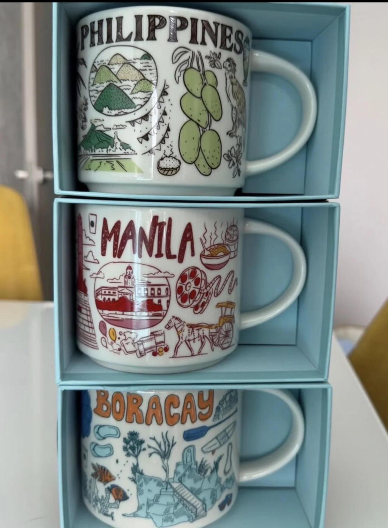 Кружка starbucks Филиппины, Манила, Боракай - изображение 1