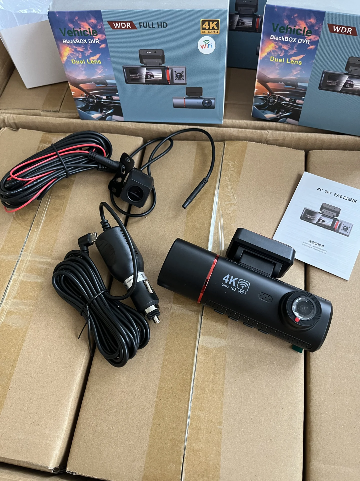 Видеорегистратор автомобильный 4K с Wi-Fi - миниатюра 2