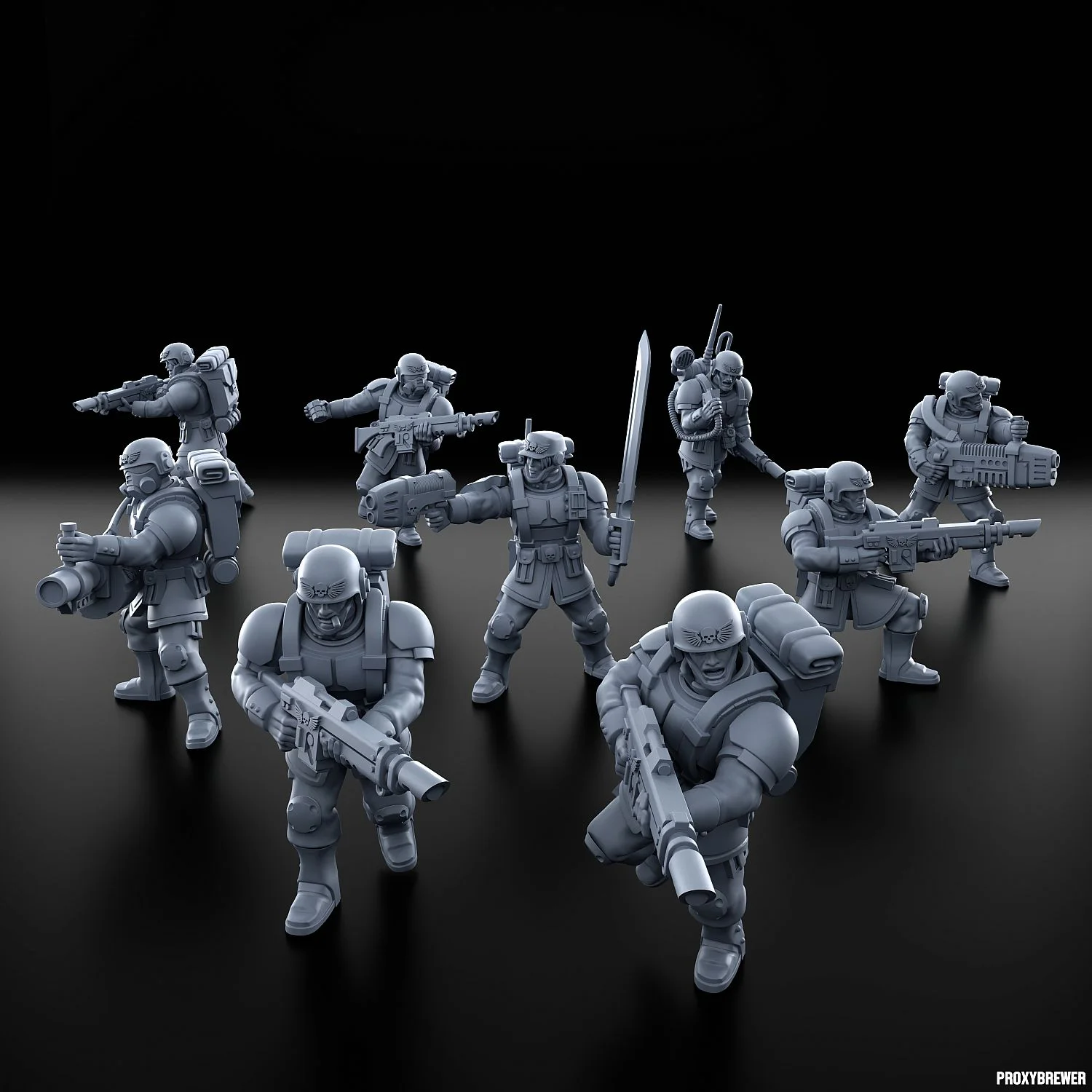 Мини фигурки по вселенной Warhammer 40k