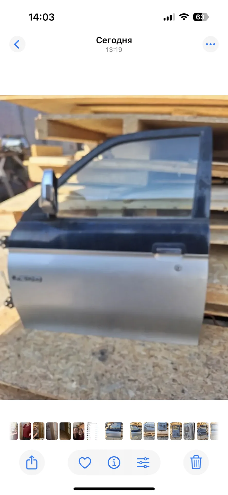 Двери Mitsubishi l200 1996-2006 - миниатюра 9