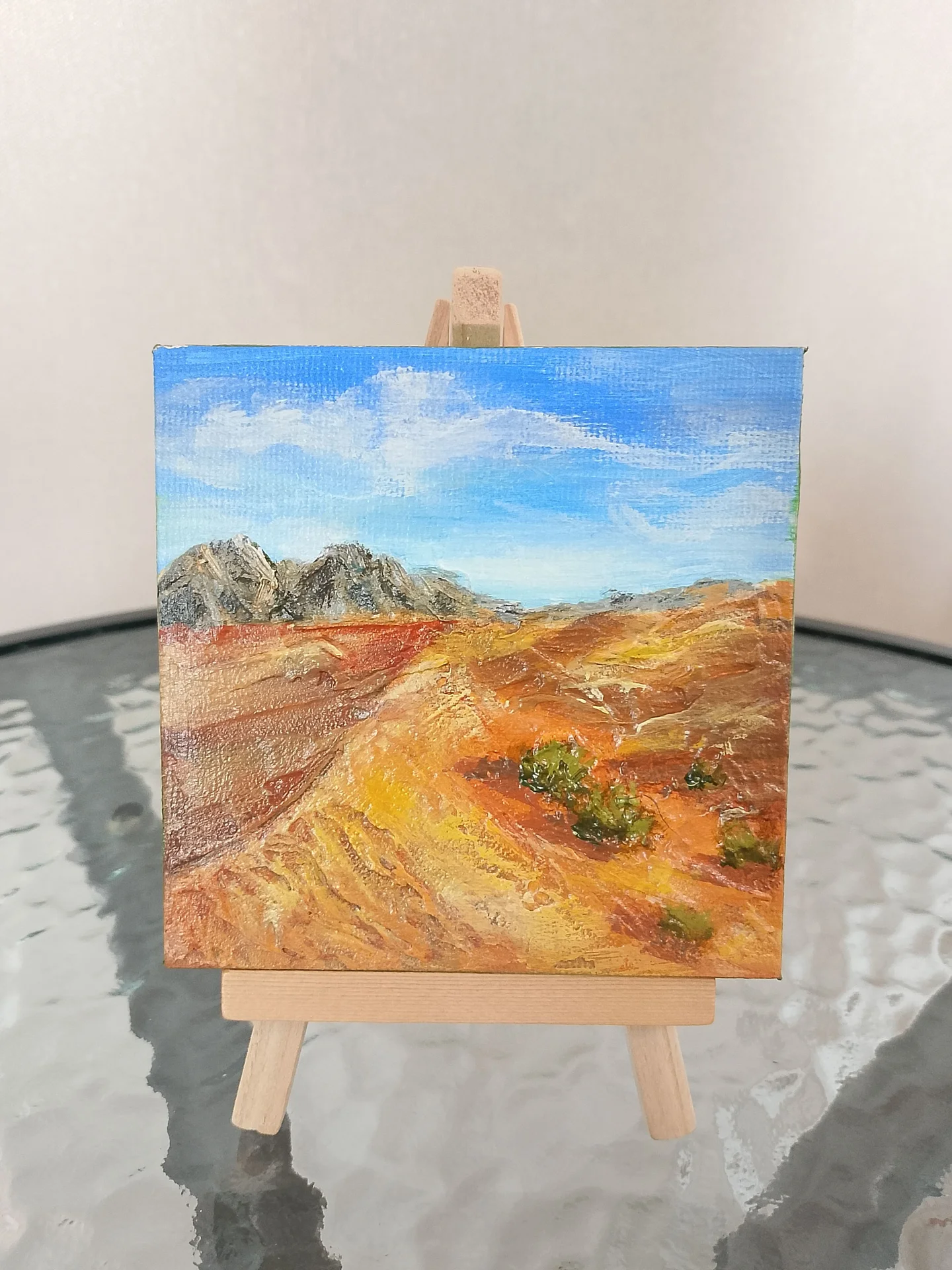 Мини картины с мольбертом, 10*10 см - миниатюра 4