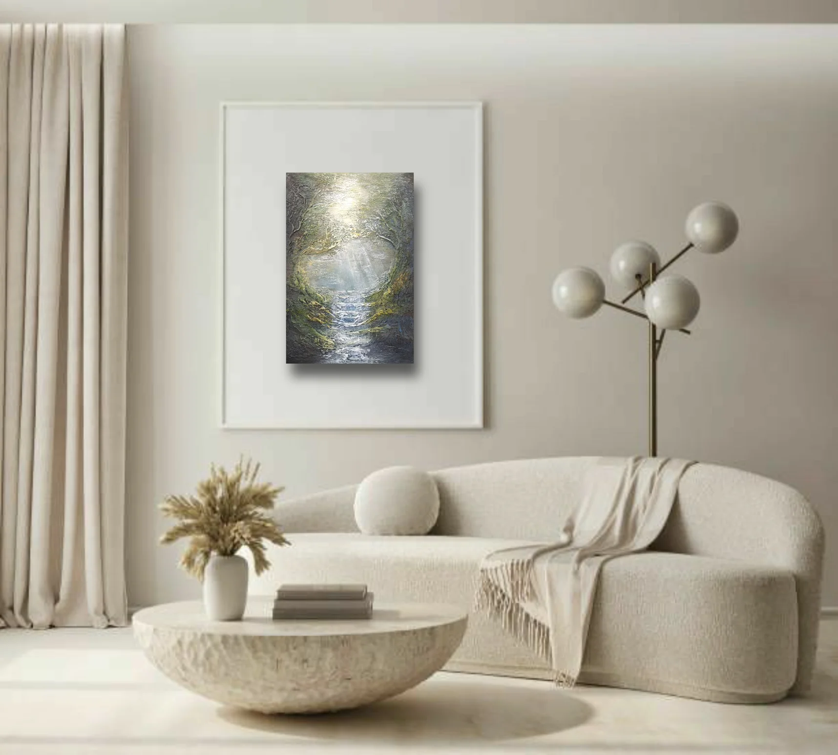 Фактурная картина "Свет», 60*40 см - миниатюра 4