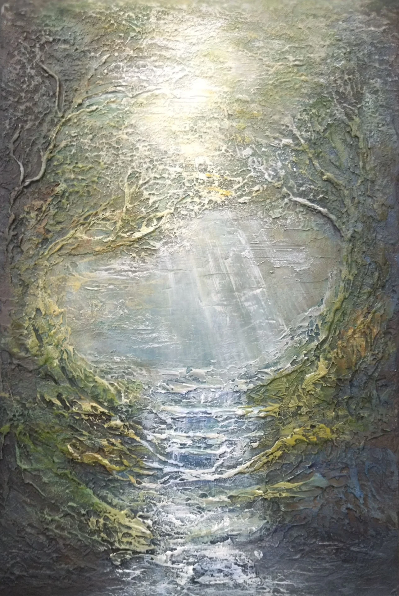 Фактурная картина "Свет», 60*40 см - миниатюра 6