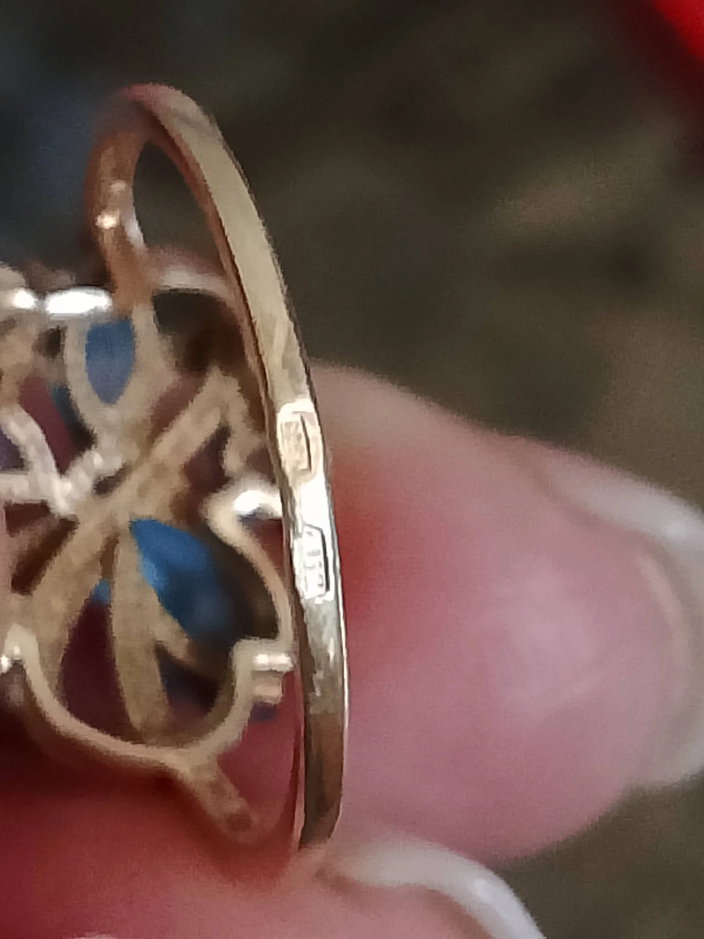 Серебряное кольцо с фианитами, р.17,5 - миниатюра 3