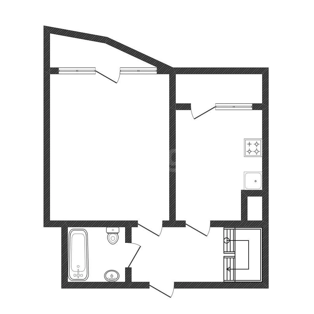 2-к квартира, 81.4м² (улица имени В.Н. Мачуги, 82) - миниатюра 15