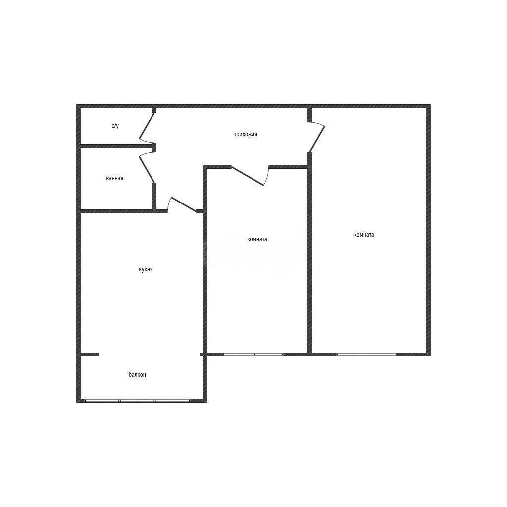 2-к квартира, 56.7м² (Восточно-Кругликовская улица, 77) - миниатюра 9