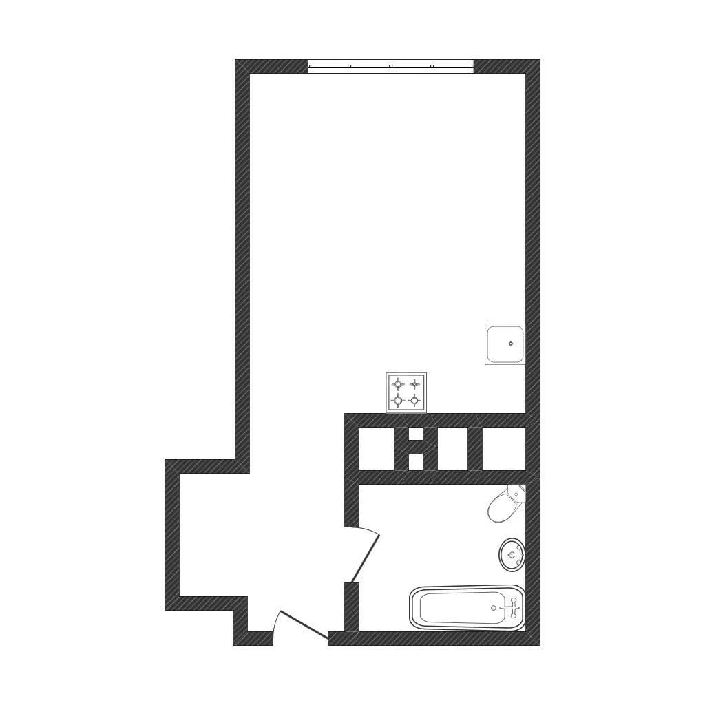Студия, 21.7м² (улица Дежнёва, 29/3) - миниатюра 6